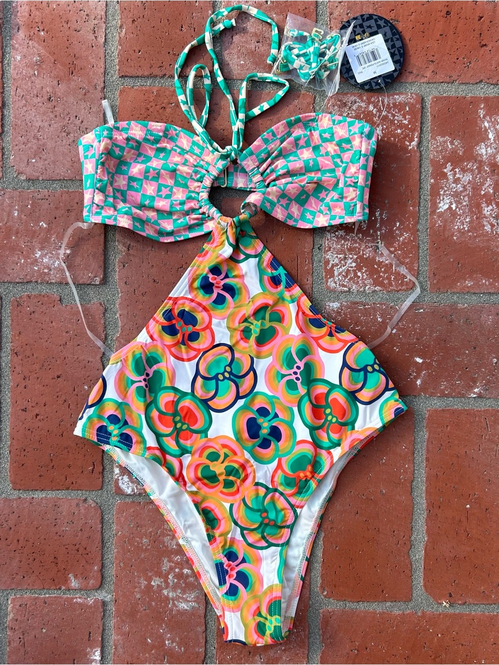 NWT Billabong One Piece Size M